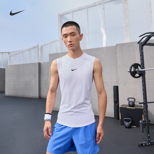 Nike耐克PRO男紧身无袖训练上衣