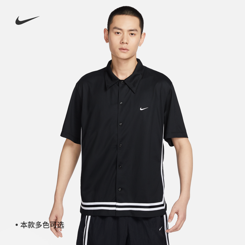 Nike耐克官方DNA男速干短袖篮球上衣夏季新款宽松耐克勾勾FN2876