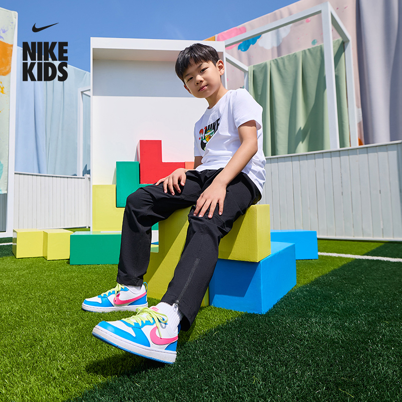 Nike耐克官方男童TECH大童梭织长裤夏季轻盈运动裤锥形轻便HQ8921