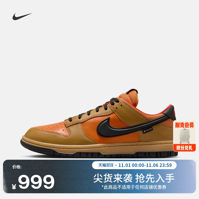 耐克男子防水平底运动鞋冬季新款NIKE DUNK LOW GORE-TEX HQ2053