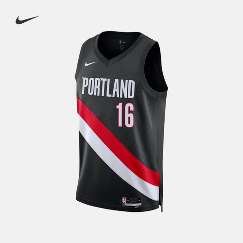 Nike耐克开拓者队NBA速干男球衣
