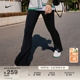 喇叭裤 刺绣FN1892 Nike耐克官方女子高腰开衩裤 运动裤 脚紧身裤 夏季