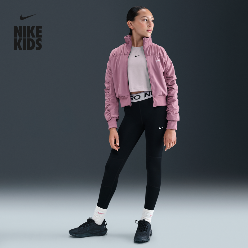 Nike耐克官方儿童PRO大童女孩速干训练紧身裤运动裤透气DA1028