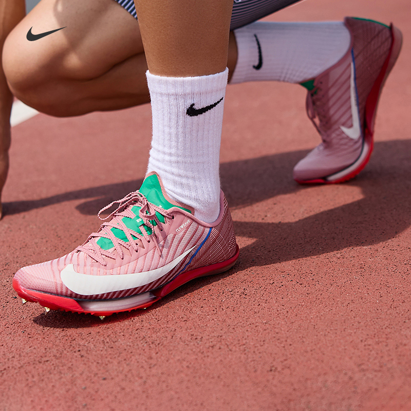 Nike耐克短跑缓震印花男田径钉鞋