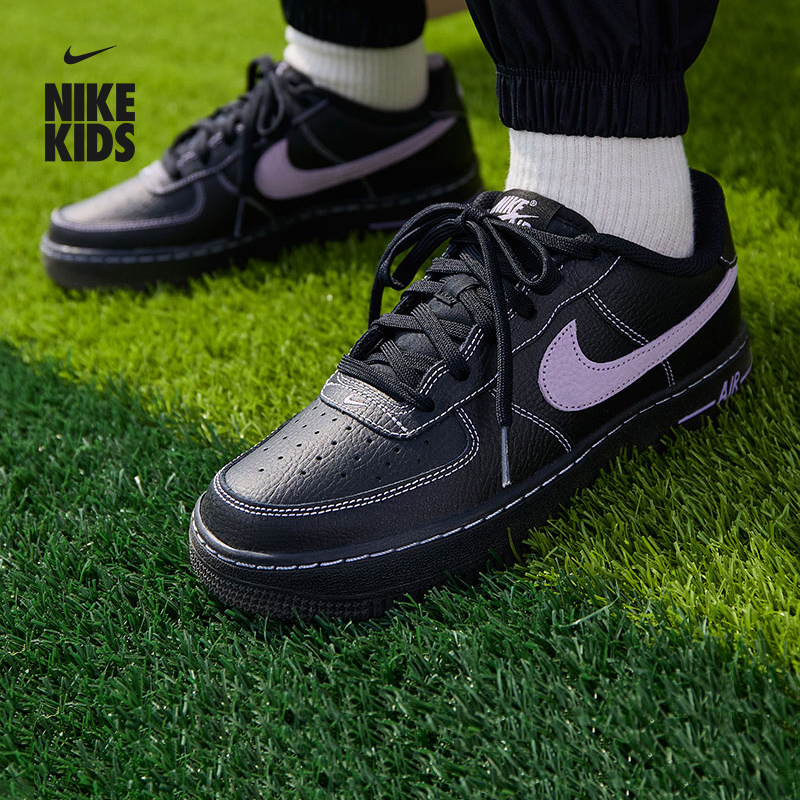 Nike耐克官方空军一号男女童AF1大童运动鞋夏季板鞋胶底HJ4563