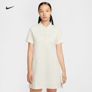 IF8523 高尔夫翻领T恤连衣裙NIKE 耐克女子印花POLOS裙秋季 新款