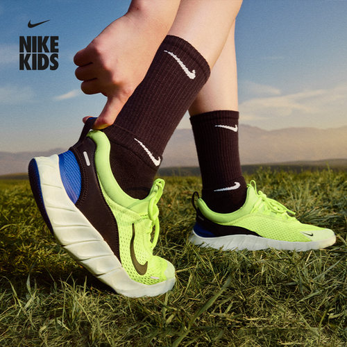 Nike耐克透气轻便大童专业跑步鞋