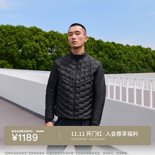 耐克男子防泼水羽绒服跑步夹克冬新款NIKE THERMA-FIT ADV FB7557