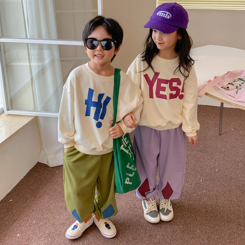 童卫衣2026春款男童女童韩版卫衣/绒衫