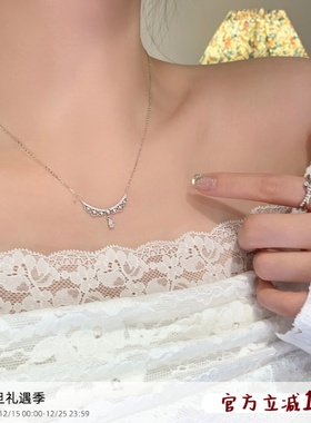 S925通体纯银项链高级感锁骨链女