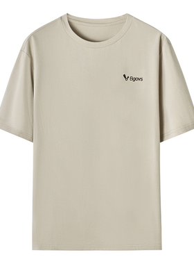 2025韩国春夏新品BGOVS羽毛球服男女同款休闲速干轻薄T恤运动短袖