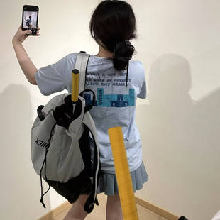 2025韩国春夏新品BGOVS羽毛球服男女同款休闲速干轻薄T恤运动短袖