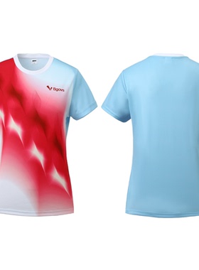 2025韩国春夏新品BGOVS羽毛球服男女款全速干吸汗透气T恤运动短袖