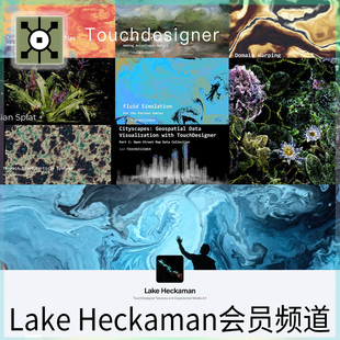 Lake Heckaman 23-25年会员订阅P站Touchdesigner教程+工程包更新