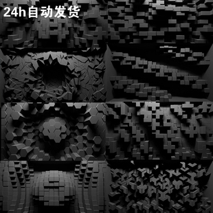 40个Resolume官网视频素材建筑3d mapping VJ LOOP DISPLACE