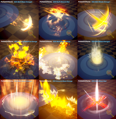 unity3D特效C1系列 47个特效源文件(默认管线和URP双管线)Shader