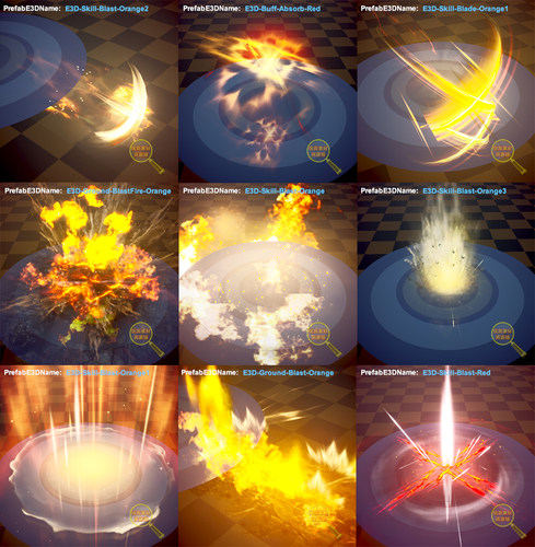 unity3D特效C1系列 47个特效源文件(默认管线和URP双管线)Shader