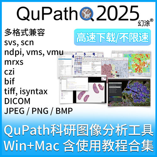 Qupath 0.6rc5 数字图像病理切片标注免疫荧光科研分析软件+教程
