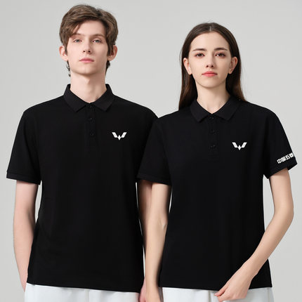 适配新款中国五菱汽车工作服POLO衫4S店销售顾问短袖T恤工装定制
