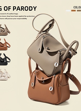 Bag of parody2025新款mini琳迪包真皮医生包斜挎手提枕头药箱包