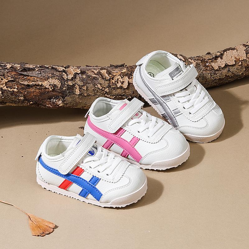 男童真皮板鞋2024春秋季新款