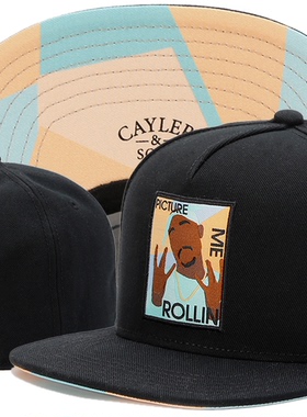 新款欧美 Caps嘻哈帽子SNAPBACK男女休闲出行棒球帽刺绣街舞帽
