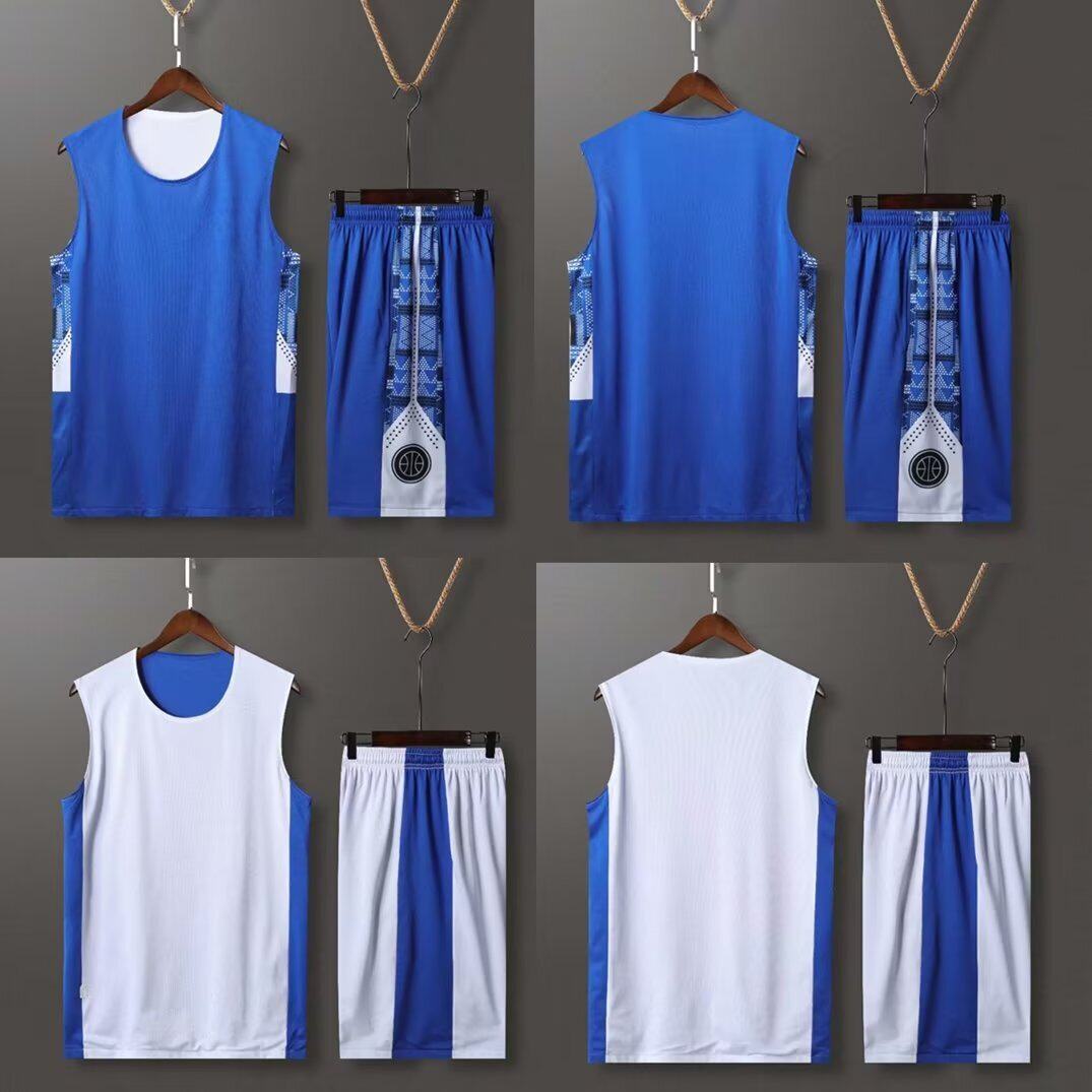 双面篮球服套装男定制女篮球衣订做印字运动背心学生比赛服训练服