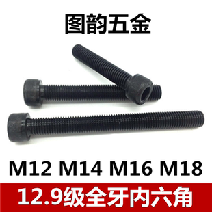120 160 12.9级全牙内六角螺钉12M14M16M18 190 170 200