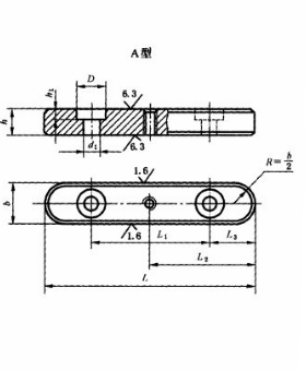 GB1097导向平键 打眼平键 打孔键销12*40螺纹沉孔平建销键料