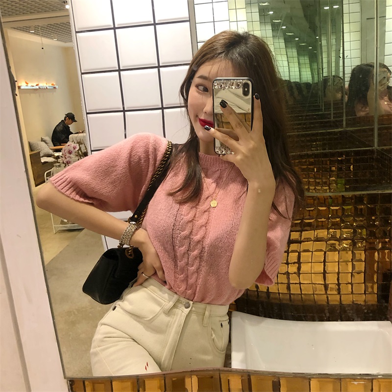 Real shot! Real price Korean style super soft waxy and mahogany T-shirt