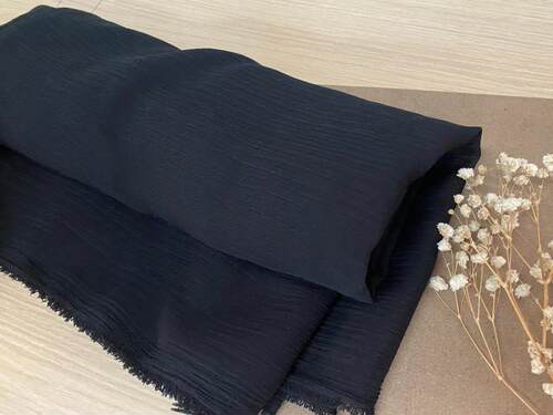 6元1米压皱半透布料服装手工diy