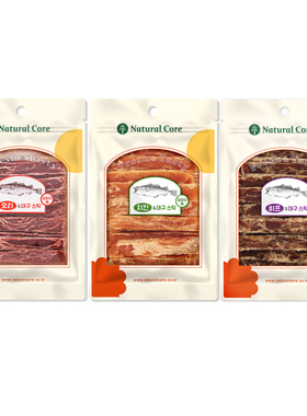 现货~韩国NaturalCore狗狗零食鳕鱼条鸡肉牛肉肉干零食训练奖励