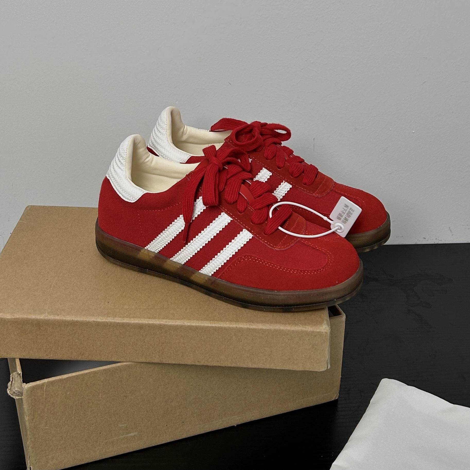 5cm真皮复古德训鞋女2025新款内增高女鞋真皮休闲透气德训鞋子