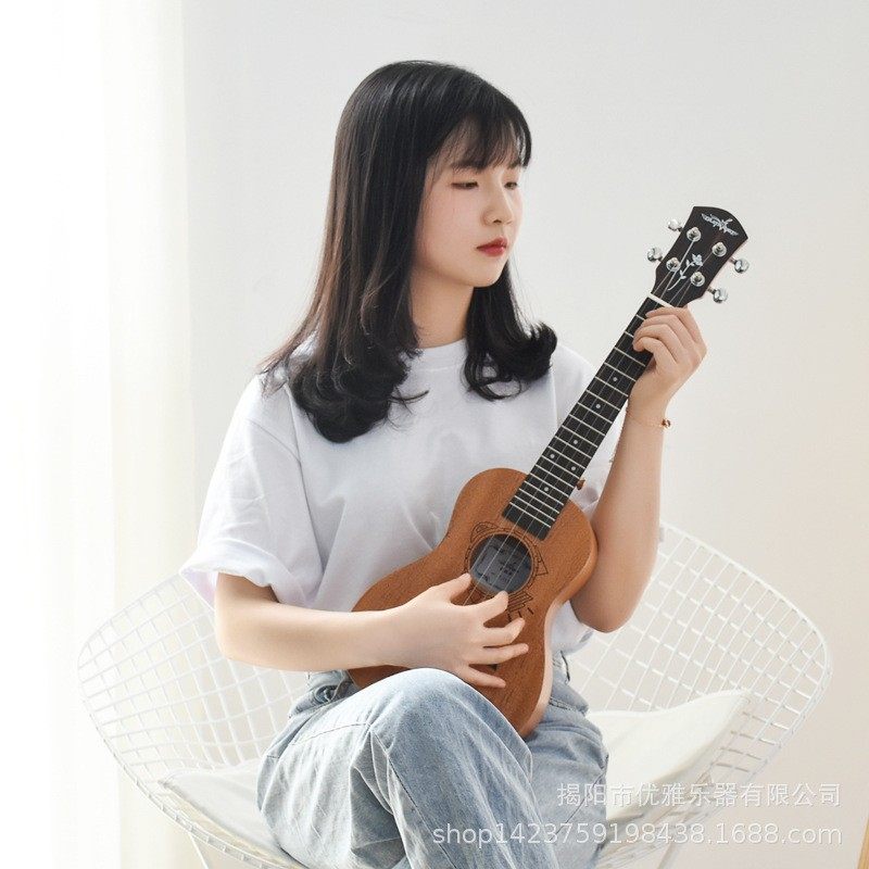 23寸26寸尤克里里吉他学生儿童成人练习乐器女孩可爱乌克丽丽音乐