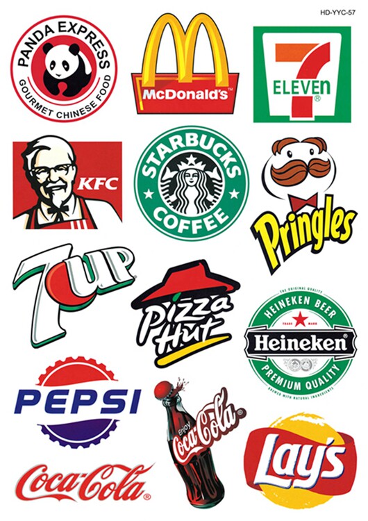 箱贴纸防水个性潮牌小清新复古防水创意欧美logo旅行箱拉杆箱0023