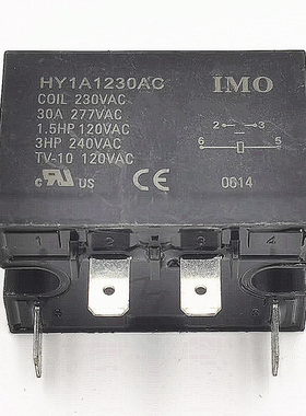HY1A1230AC-230VAC 宏发继电器  触点电压30A HF116F 220AL-1HSTF