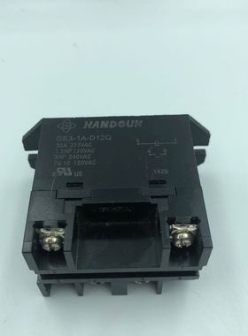 HANDOUK继电器 GE3-1A-D12Q 12VDC 30A/277VAC