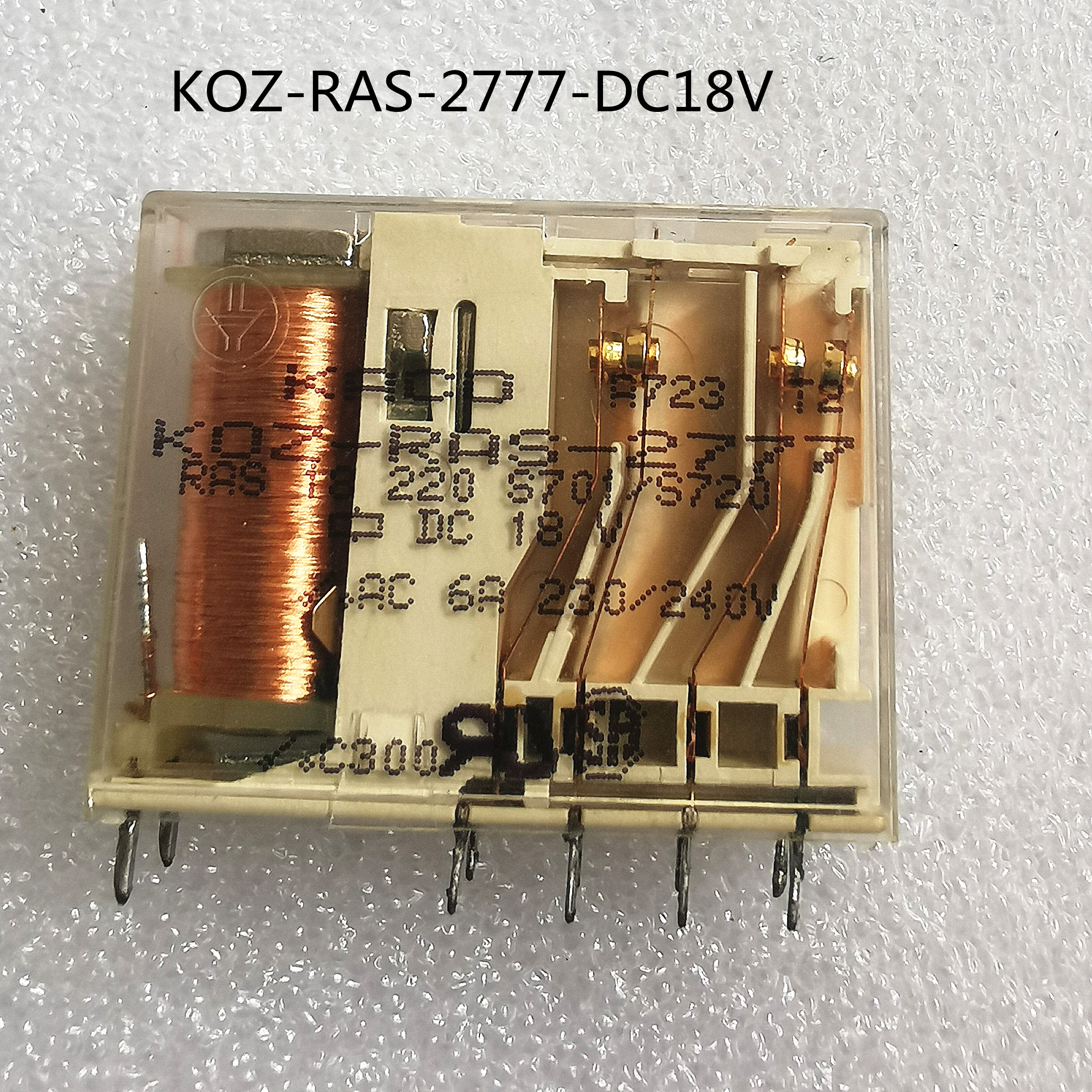 KOZ-RAS-2777 DC18V 继电器 6A 18V 18VDC 进口正品 KOZ-RAS-2777