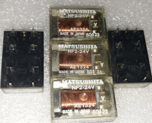 NF2EB-24V 松下继电器 NF2-24V 两种通用的 24VDC 9脚