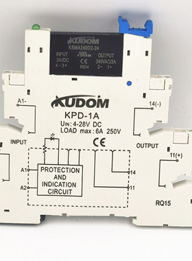 KSMA240D2-24 库顿KUDOM固态继电器 KPD-1A 24VDC
