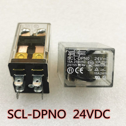 SCLA-S-SPDT-C 220VAC 全新松川继电器 SCL-DPNO-24VDC 现货 10A