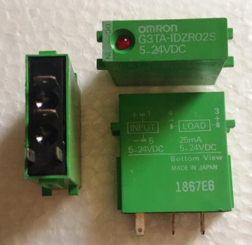 G3TA-IDZRO2S 5-24VDC 固态小零件 4脚一组常开 G3TA-IDZR02S