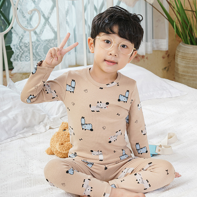 棉卡通羊毛拉架秋冬保暖套装