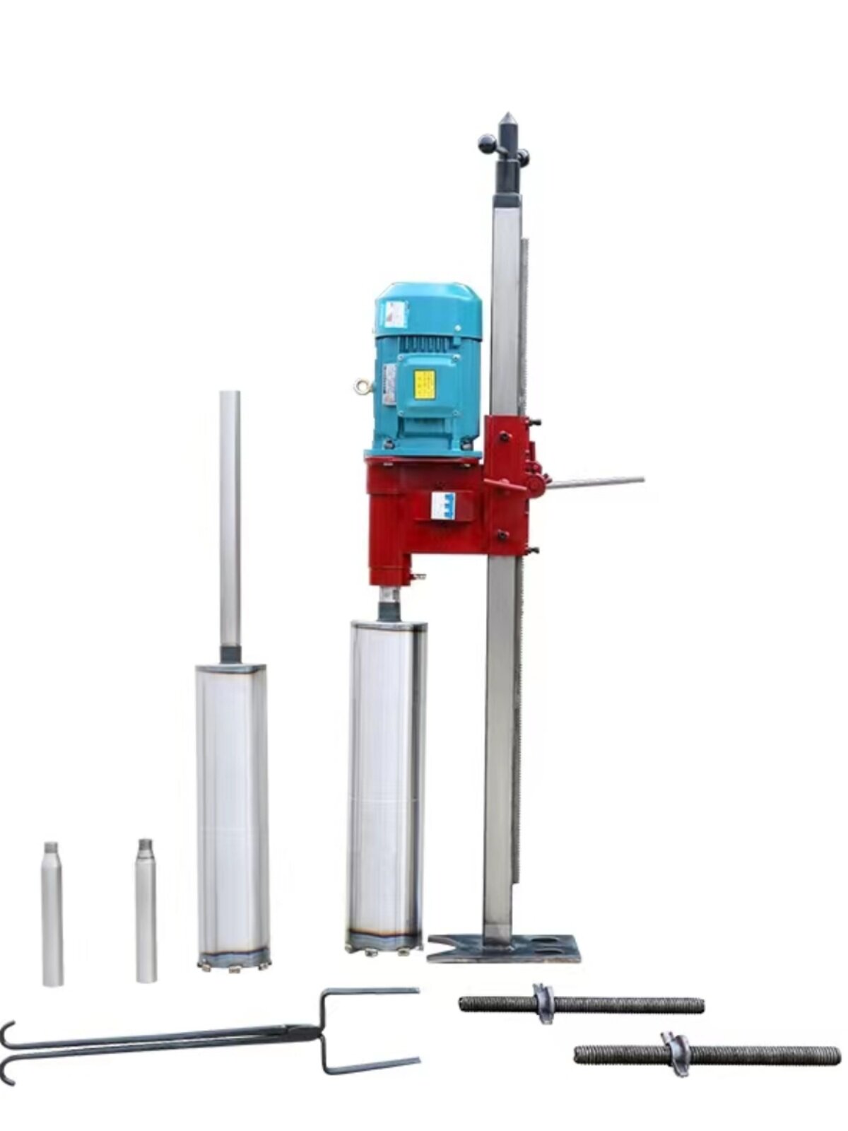 三相电工程水磨钻机可打岩石 桩基隧道水平钻孔混凝土取芯机