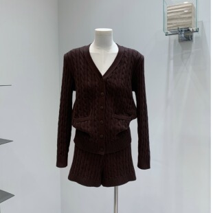 勇敢宅基地26s 浓郁巧克力美眉纯棉针织套装