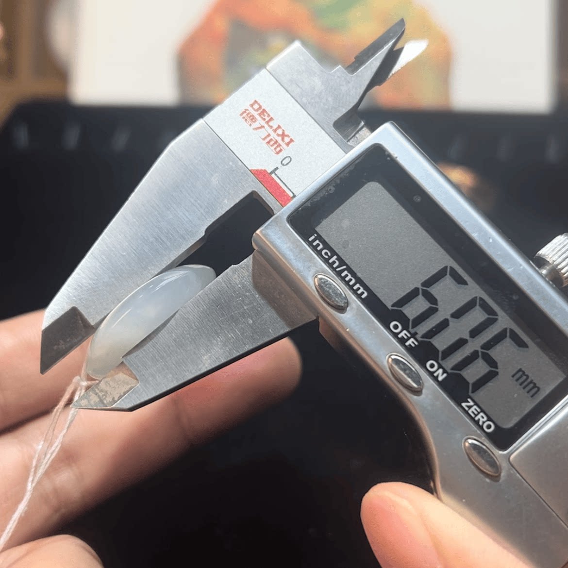 灵动A货飘花平安扣翡翠男女款