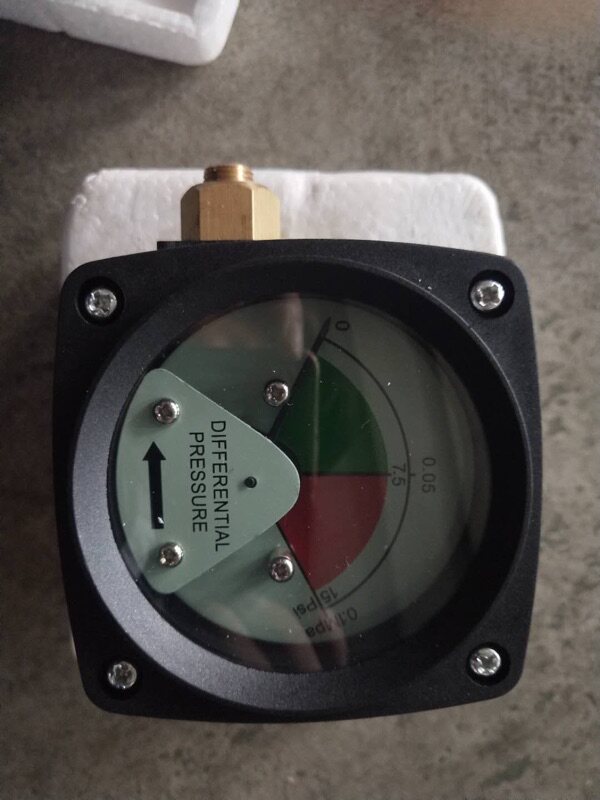 压缩空气精密过滤器压差表 压差计器 冷干机 空压机