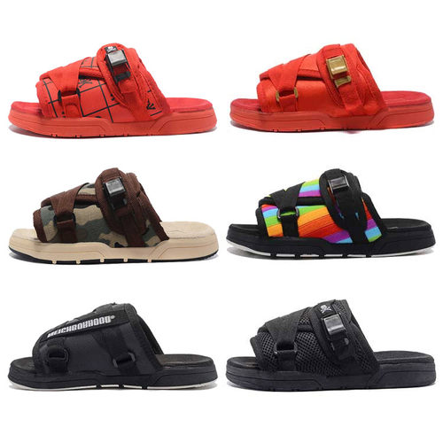 visvim夏季潮牌休闲风藤原浩拖鞋