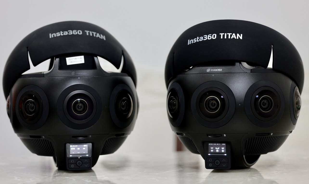 抖音vr全景拍摄 insta360泰坦titan 11k3d 全景相机 出租航拍服务
