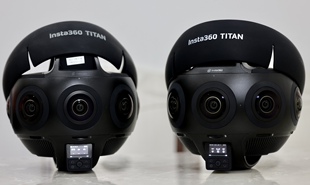 抖音VR全景拍摄 insta360泰坦TITAN 11K3D 全景相机 出租航拍服务
